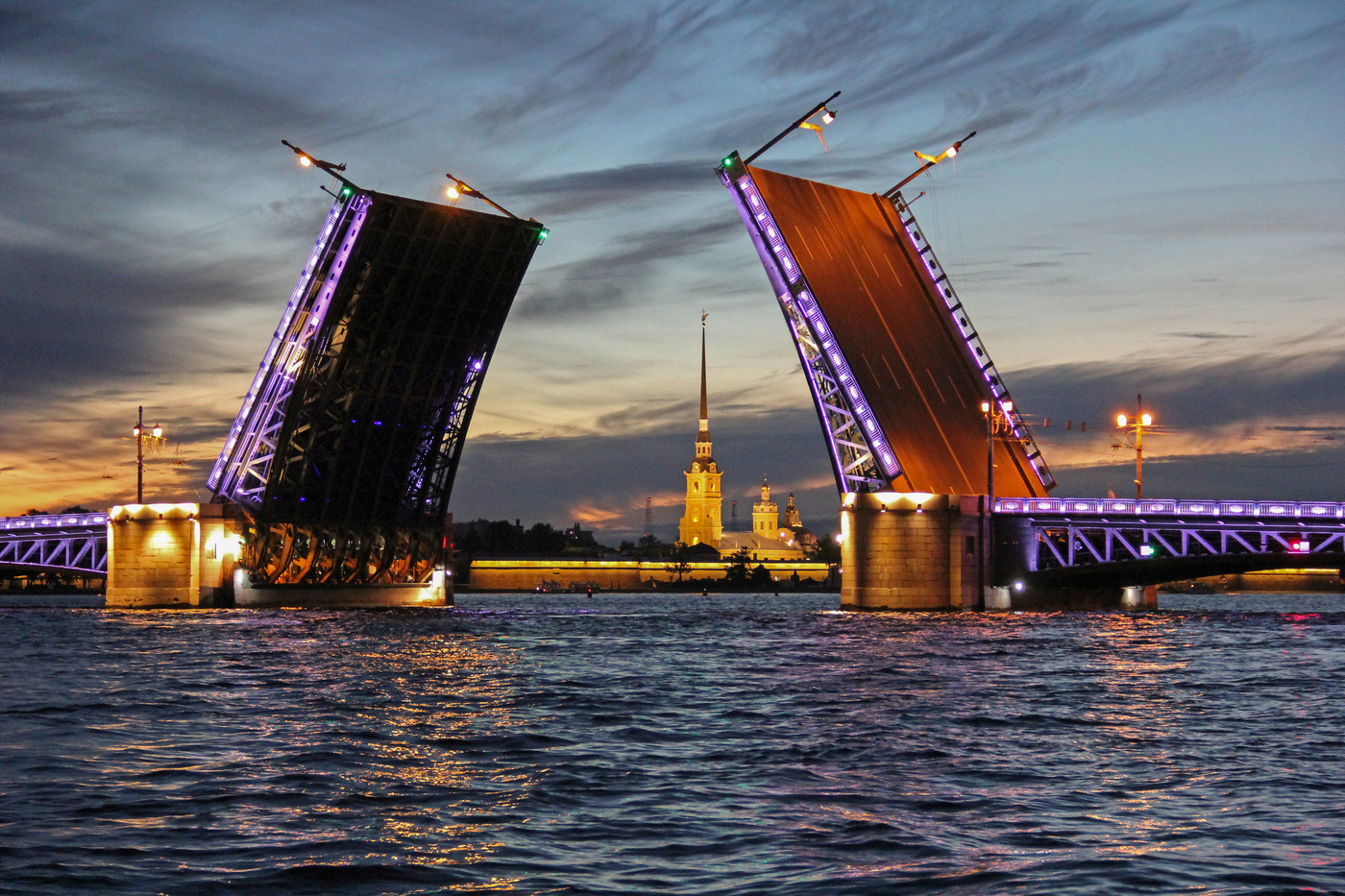 Разведение мостов в санкт петербурге